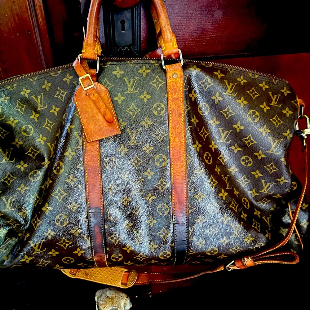 Louis Vuitton 55 keep all with strap